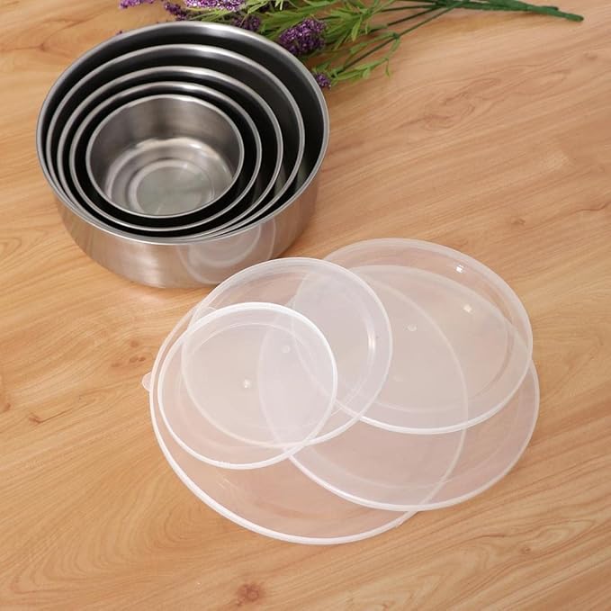 5Pcs Steel Bowl Lid