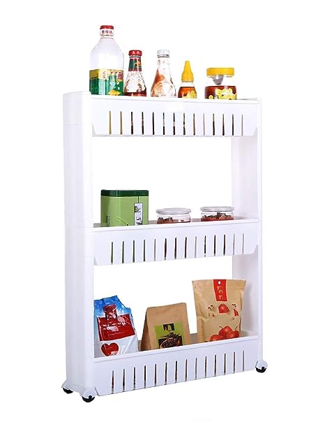 3 Layer Corner Shelf Trolley