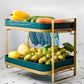 2 Layer Golden Metal Stand