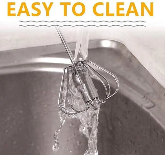 Stainless Steel Semi-Automatic Whisk
