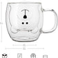 Bear Design Double Wall Mug