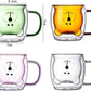 Bear Design Double Wall Mug