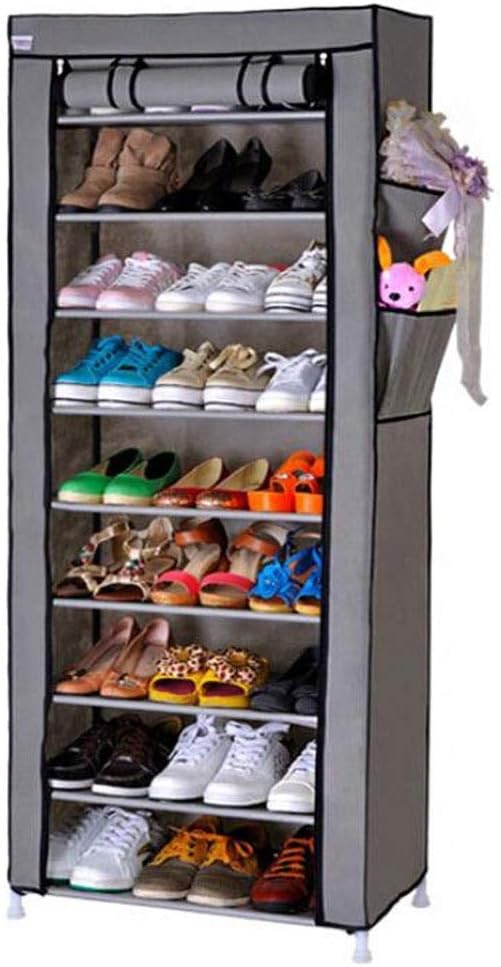 10 Layers Shoes Rack With Cover