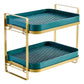 2 Layer Golden Metal Stand