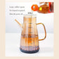 Glass Oil Bottle With Color Handle