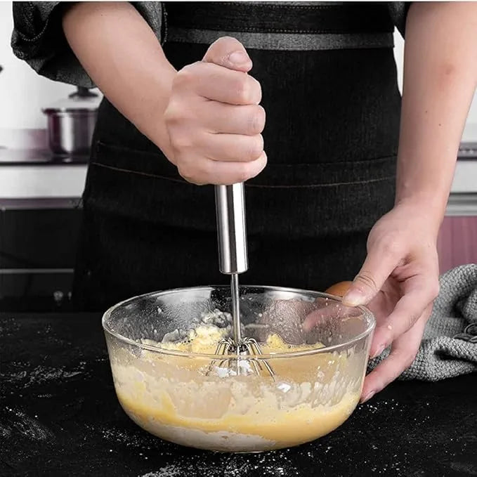 Stainless Steel Semi-Automatic Whisk