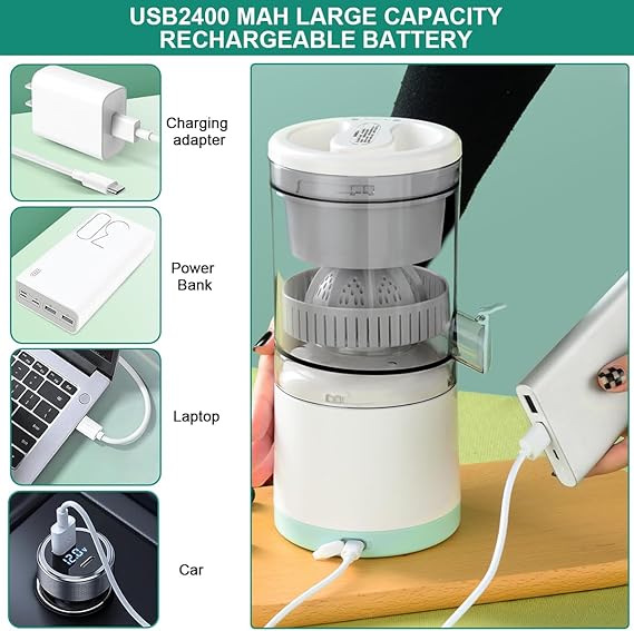 Rechargeable Citrus Juicer Machine