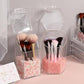 Acrylic Brush Holder With Pearl's inside