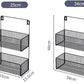 2 Tire Wall Mount Metal Rack