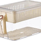 Acrylic Storage Drainer Freezer Handle Box
