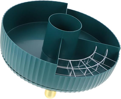 Rotate Makeup Lipstick Stuff Organizer Tray