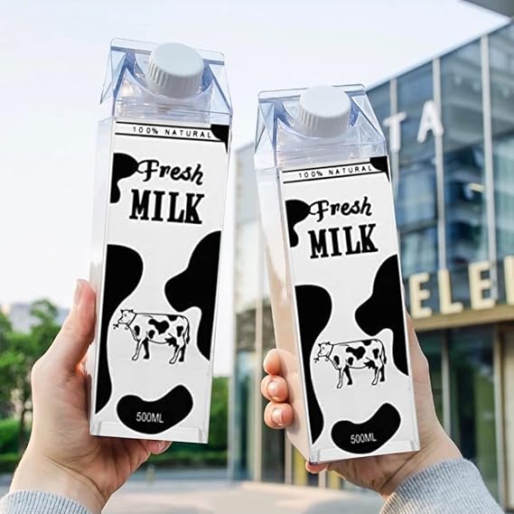 Acrylic Milk Bottle