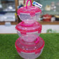 3Pcs Airtight Plastic Storage Boxes