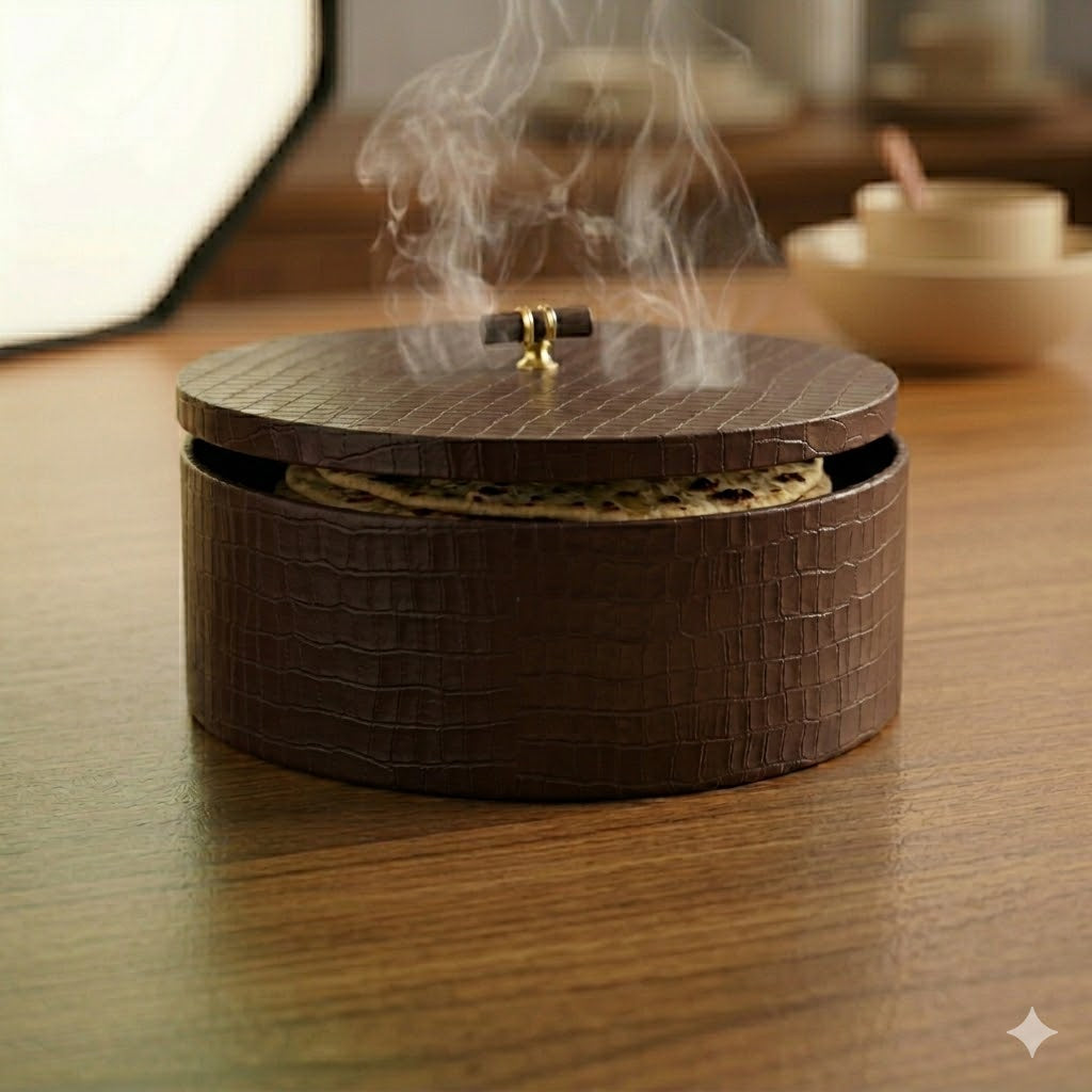 Luxury Leather Roti Box – HBStore