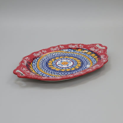 Bohemian Mandala Pattern Serving Plates and Bowls