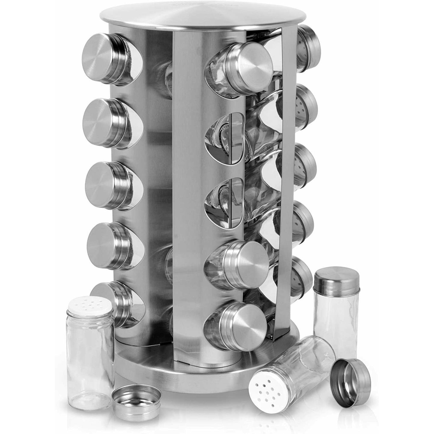 20Pcs Rotating Spice Rack