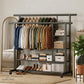 Heavy-Duty Double Rod Garment Rack