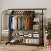 Heavy-Duty Double Rod Garment Rack