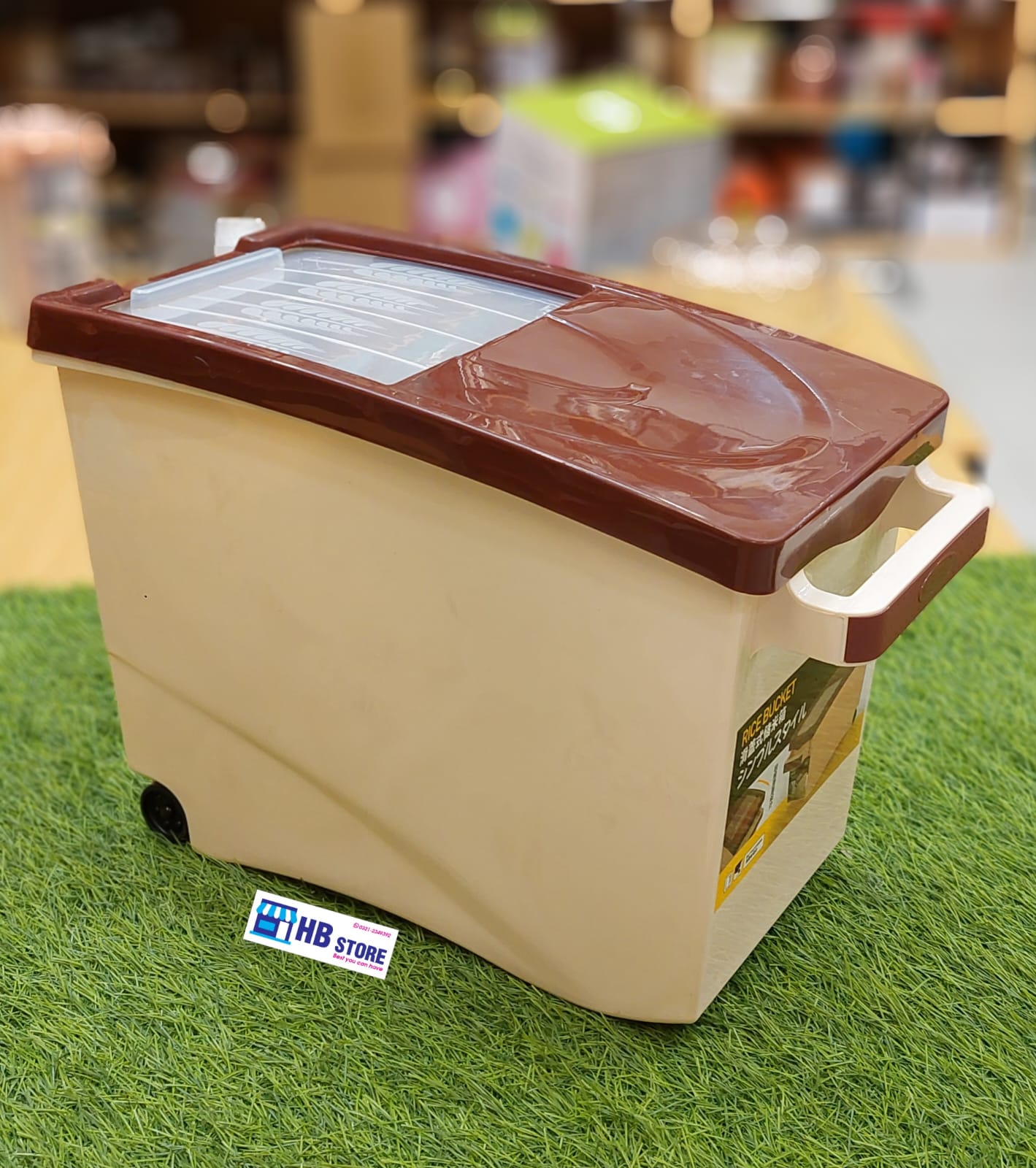 10 kg – 15 kg Container with Wheels & Handle