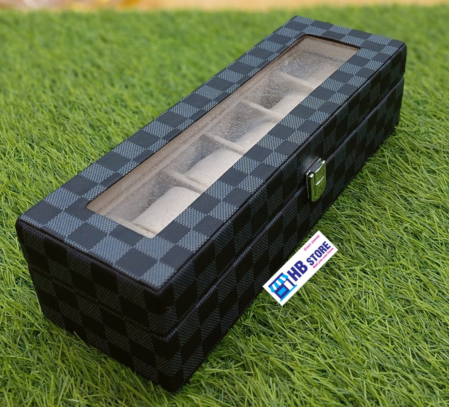 Buy Original 6 Grid PU Leather Watch Organizer
