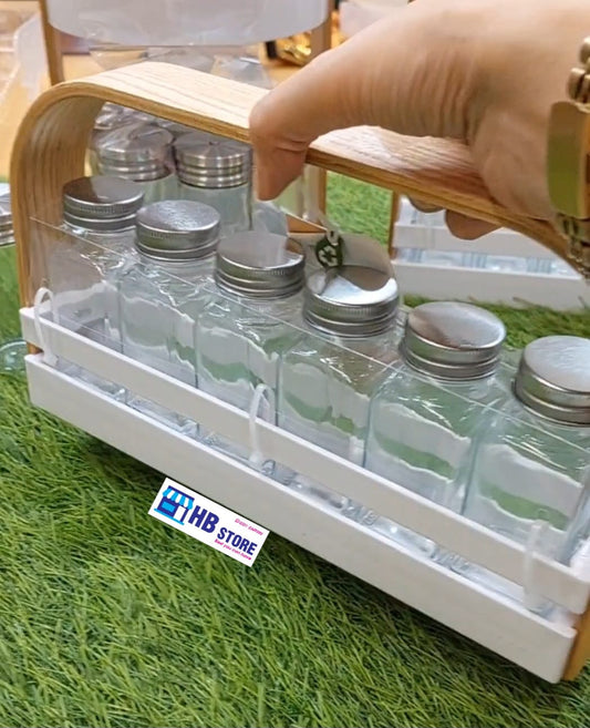 Echowood Spice Rack, 6 pieces