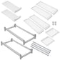 Sliding Shelf Two Tier Storage Organizer