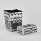 Luxury Laser-Cut Acrylic Dustbin & Tissue Box Set