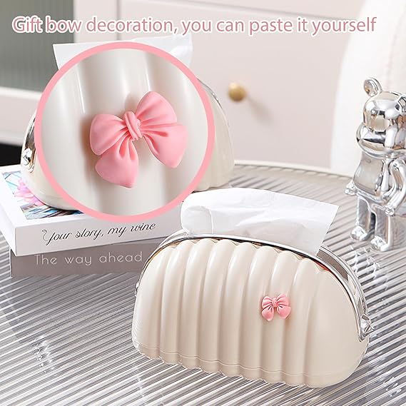 Cute Decor White Tissue Box