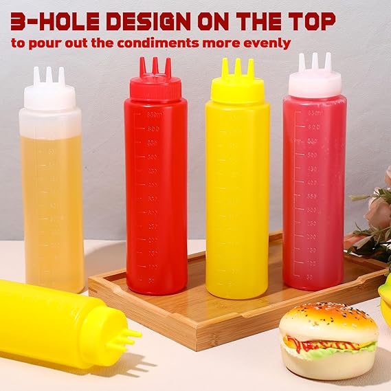 2Pcs Ketchup Bottle Set