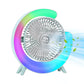 Rechargeable Fan With Colorful Light