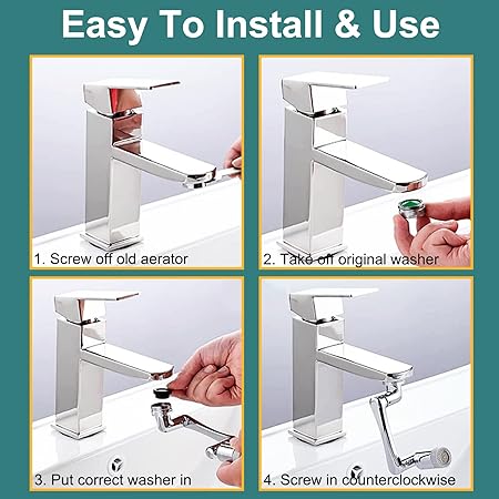 360 Rotateable Faucet