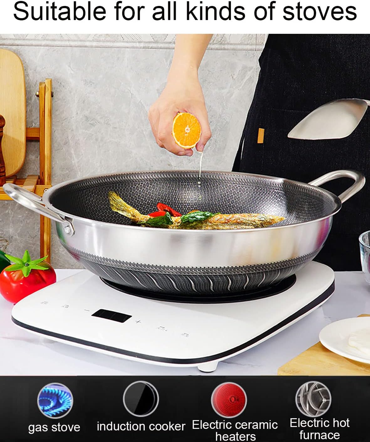 Korean Double Sided Lazar Premium Karahi