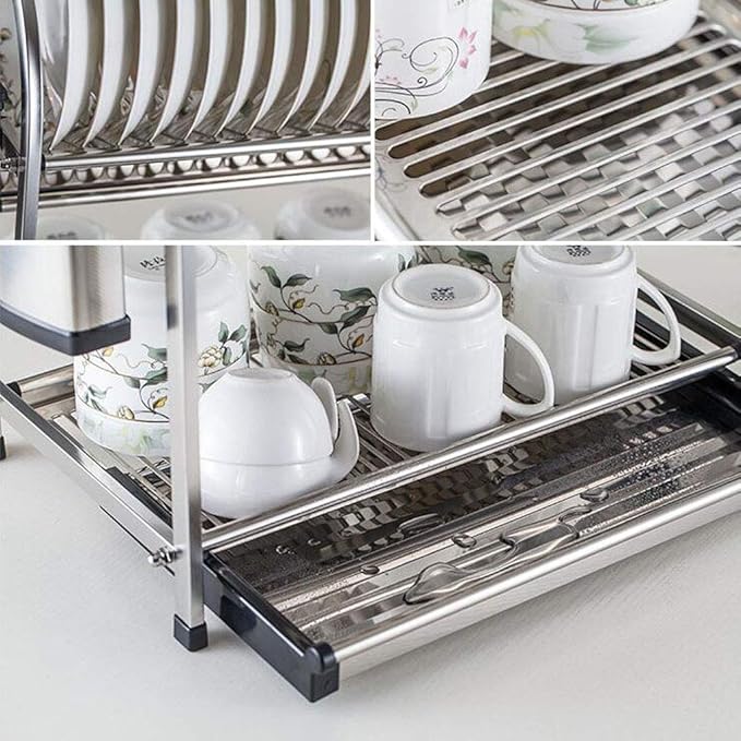 Stainless Steel Heavy Material Dish Rack