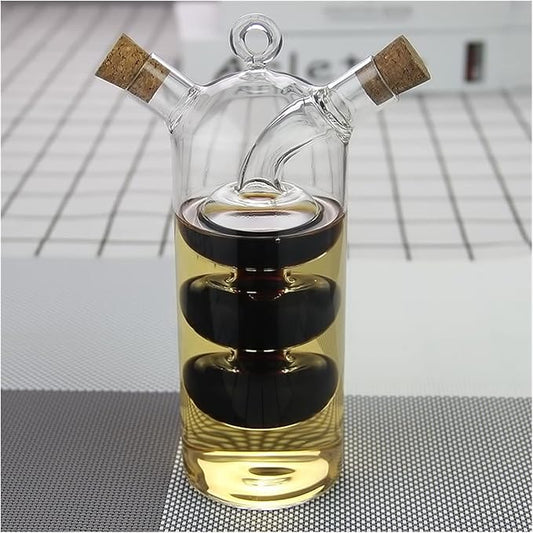 2 in 1 Glass Oil & Vinegar Bottle