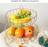 2 Layer Golden Metal Rack