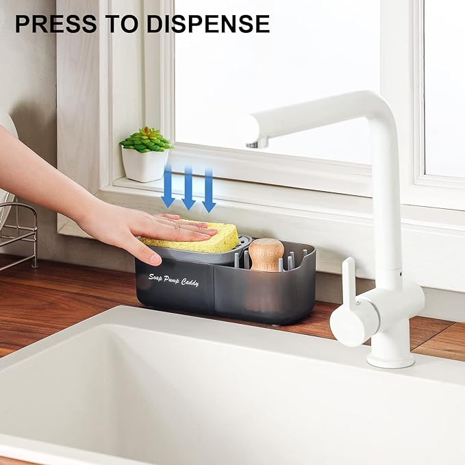 Sponge Liquid Dispenser & Sink Caddy