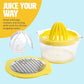 Acrylic Material Multipurpose Manual Grater & Citrus Juicer