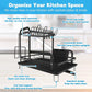 2 Tier Metal Dish Drainer Rack