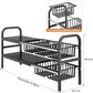 Extendable Under Sink Storage Rack with Baskets