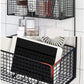 2 Tire Wall Mount Metal Rack
