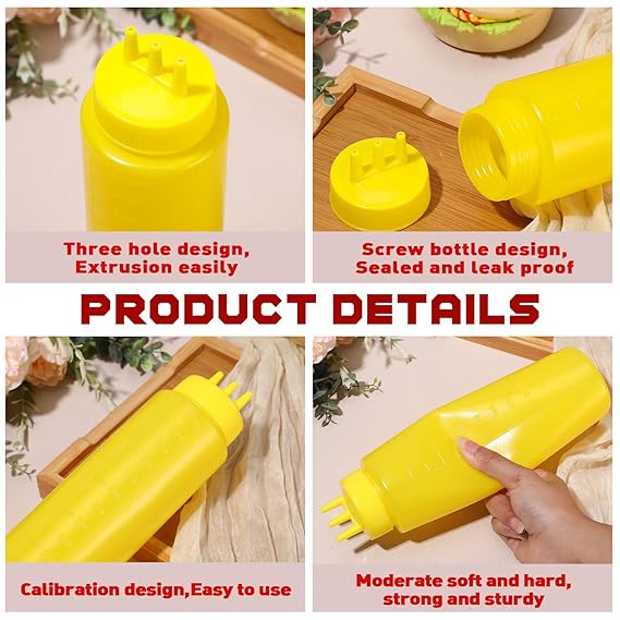 2Pcs Ketchup Bottle Set