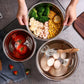 5Pcs Stainless Steel Airtight Bowl Set Heavy