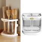 Portion Cutlery Holder With Drainer