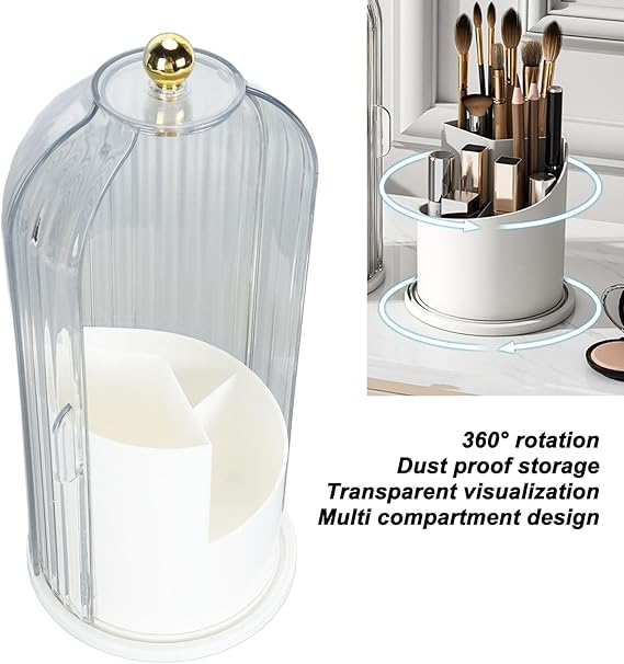 Birdcage 360 Degree Rotating Makeup Brush Holders