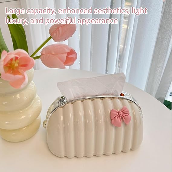 Cute Decor White Tissue Box