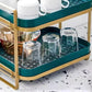 2 Layer Golden Metal Stand