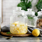 2 Litre Capacity Glass Airtight Jar