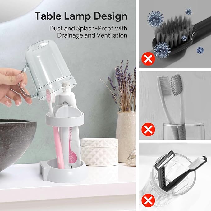 Fancy Cute Brush Holder With Cup