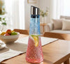 Pink & Blue Gradient Glass Water Botttle