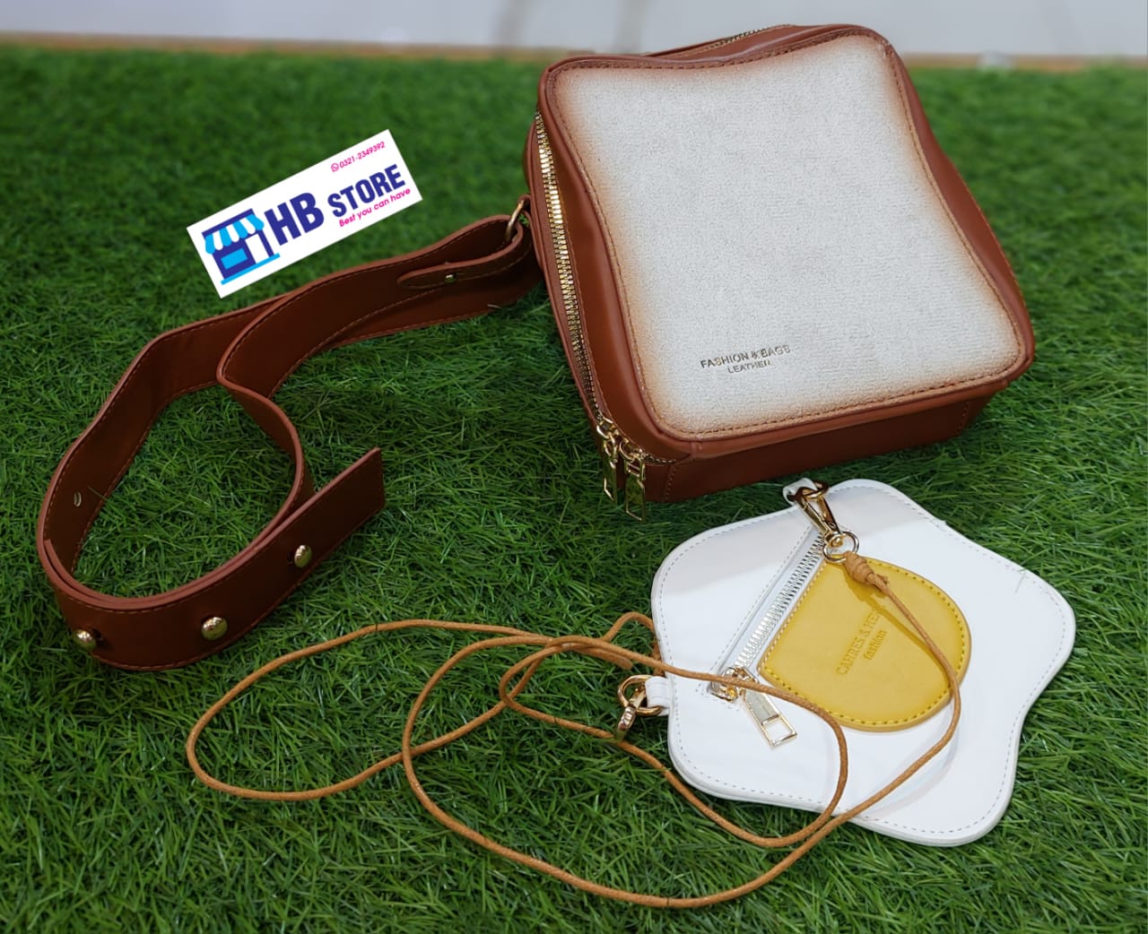 Crossbody Fried Toast Bread Bag